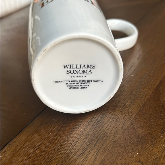 William Sonoma Best Day Ever Talk Ceramic Mug with Lid - Picture 4 of 4